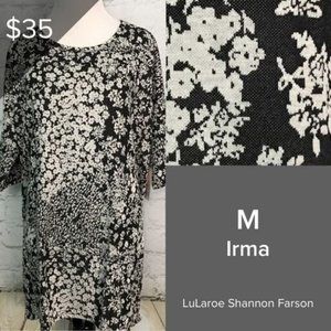 NWT Lularoe Irma Short Sleeve Top Blouse Shirt